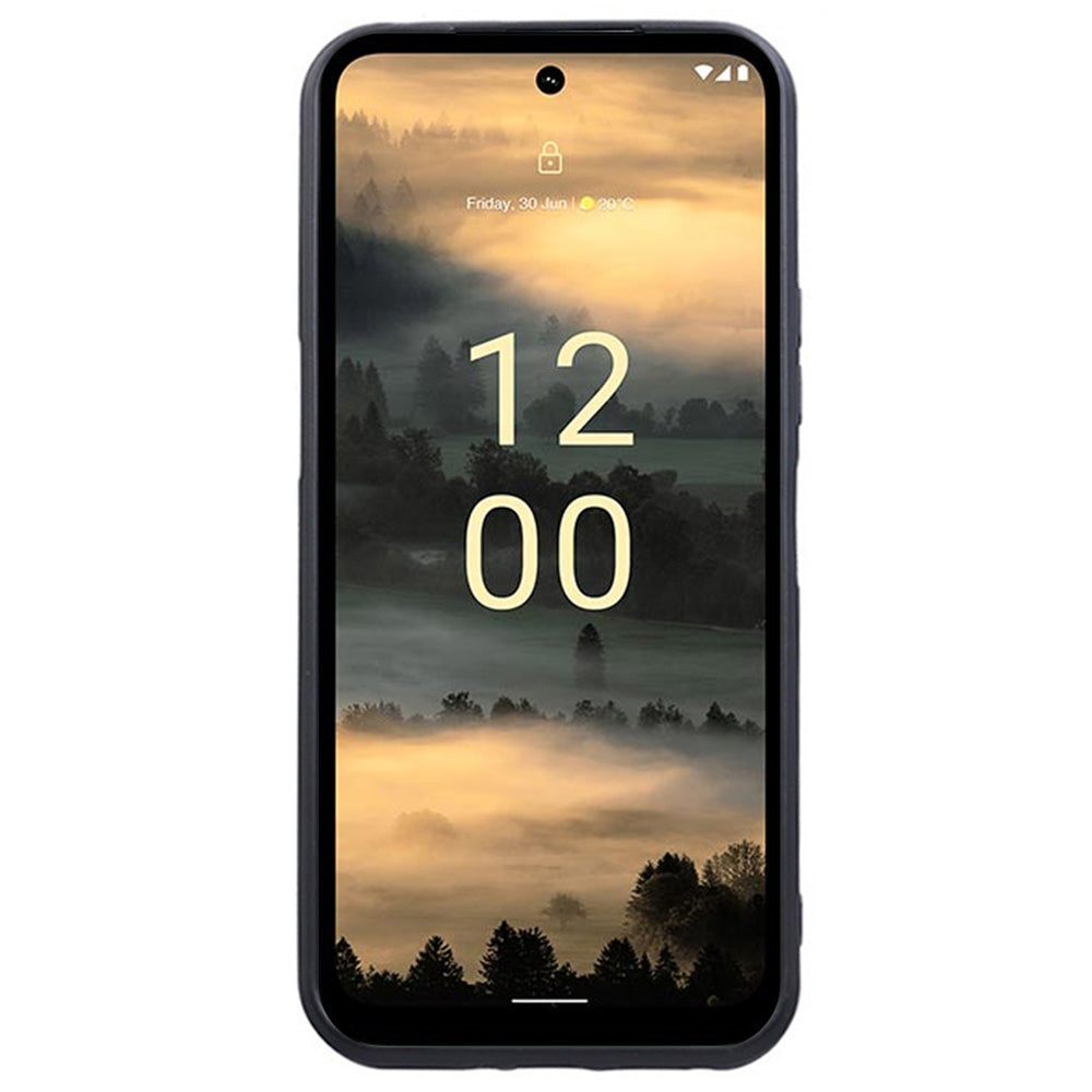 Slim TPU Case for Nokia XR21 Matte Phone Case Anti-Scratch Mobile Phone Shockproof Cover - Black