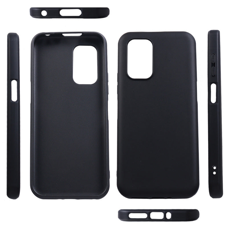 Slim TPU Case for Nokia XR21 Matte Phone Case Anti-Scratch Mobile Phone Shockproof Cover - Black