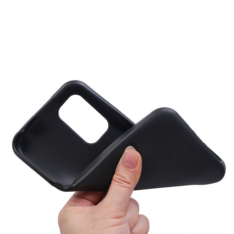 Slim TPU Case for Nokia XR21 Matte Phone Case Anti-Scratch Mobile Phone Shockproof Cover - Black