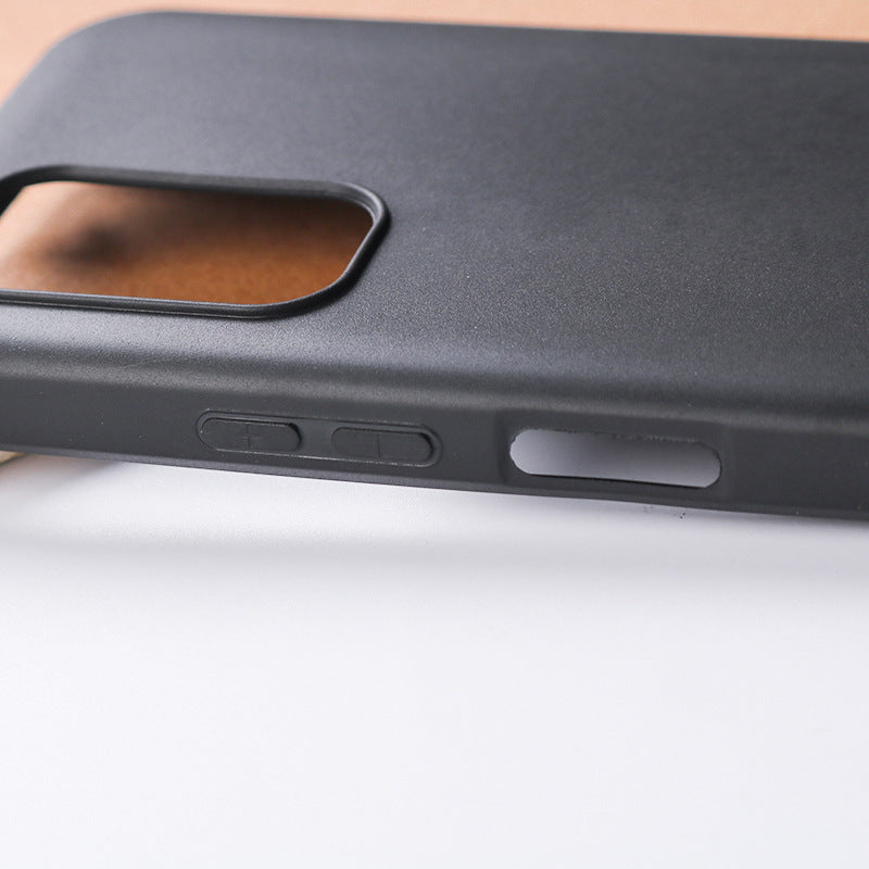 Slim TPU Case for Nokia XR21 Matte Phone Case Anti-Scratch Mobile Phone Shockproof Cover - Black