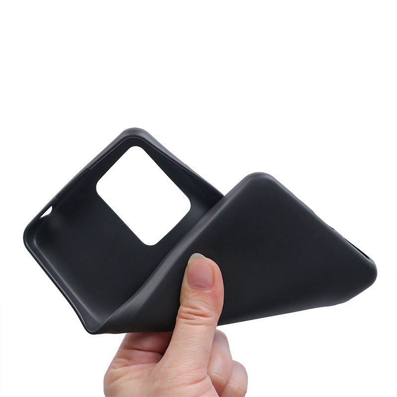 Uniqkart for Blackview A53 / A53 Pro Slim TPU Case Anti-Scratch Matte Phone Case Mobile Phone Protective Cover - Black