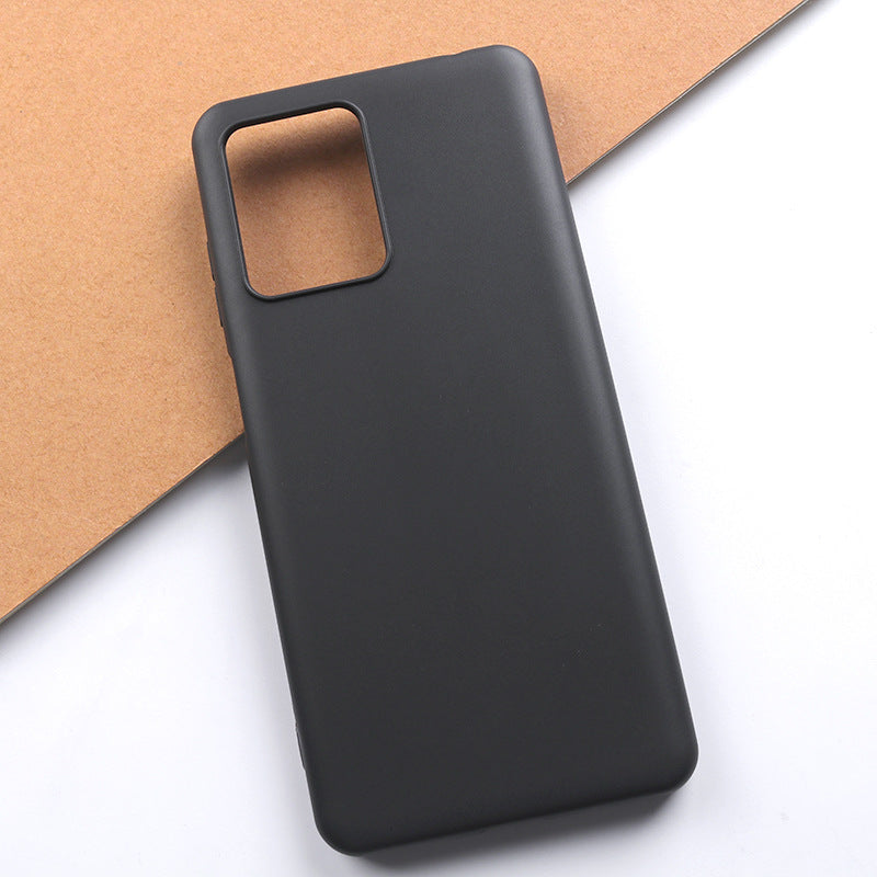 Uniqkart for Blackview A53 / A53 Pro Slim TPU Case Anti-Scratch Matte Phone Case Mobile Phone Protective Cover - Black