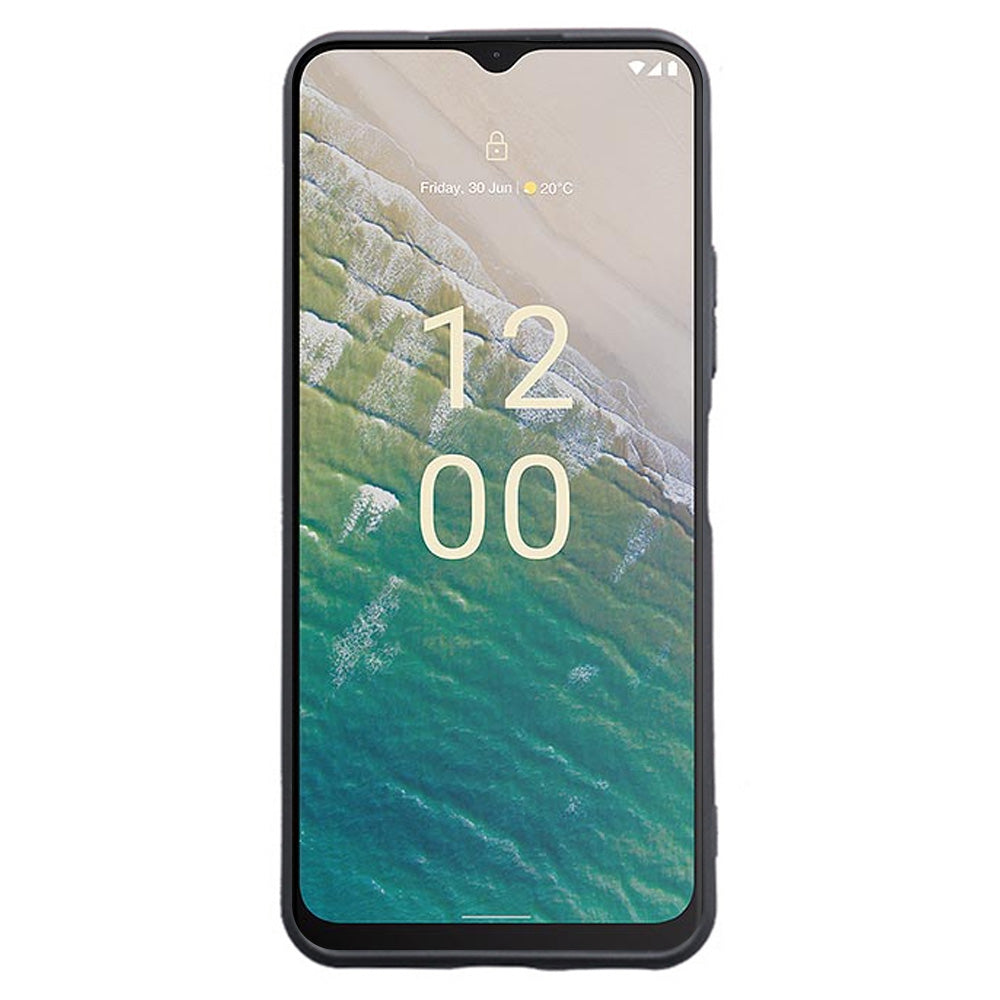 Shockproof Case for Nokia C32 Matte TPU Phone Case Anti-Scratch Mobile Phone Slim Cover - Black