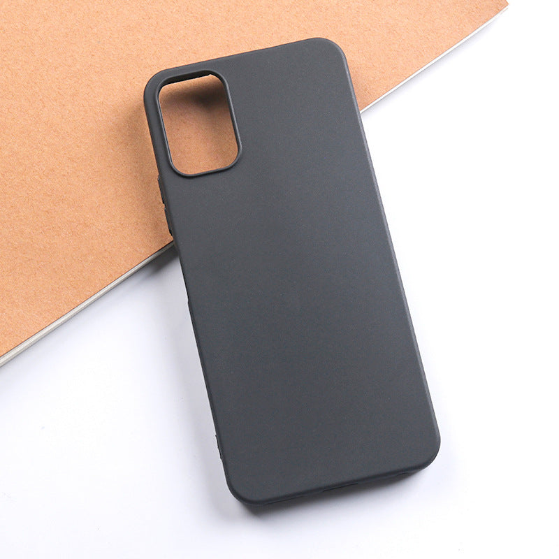 Shockproof Case for Nokia C32 Matte TPU Phone Case Anti-Scratch Mobile Phone Slim Cover - Black