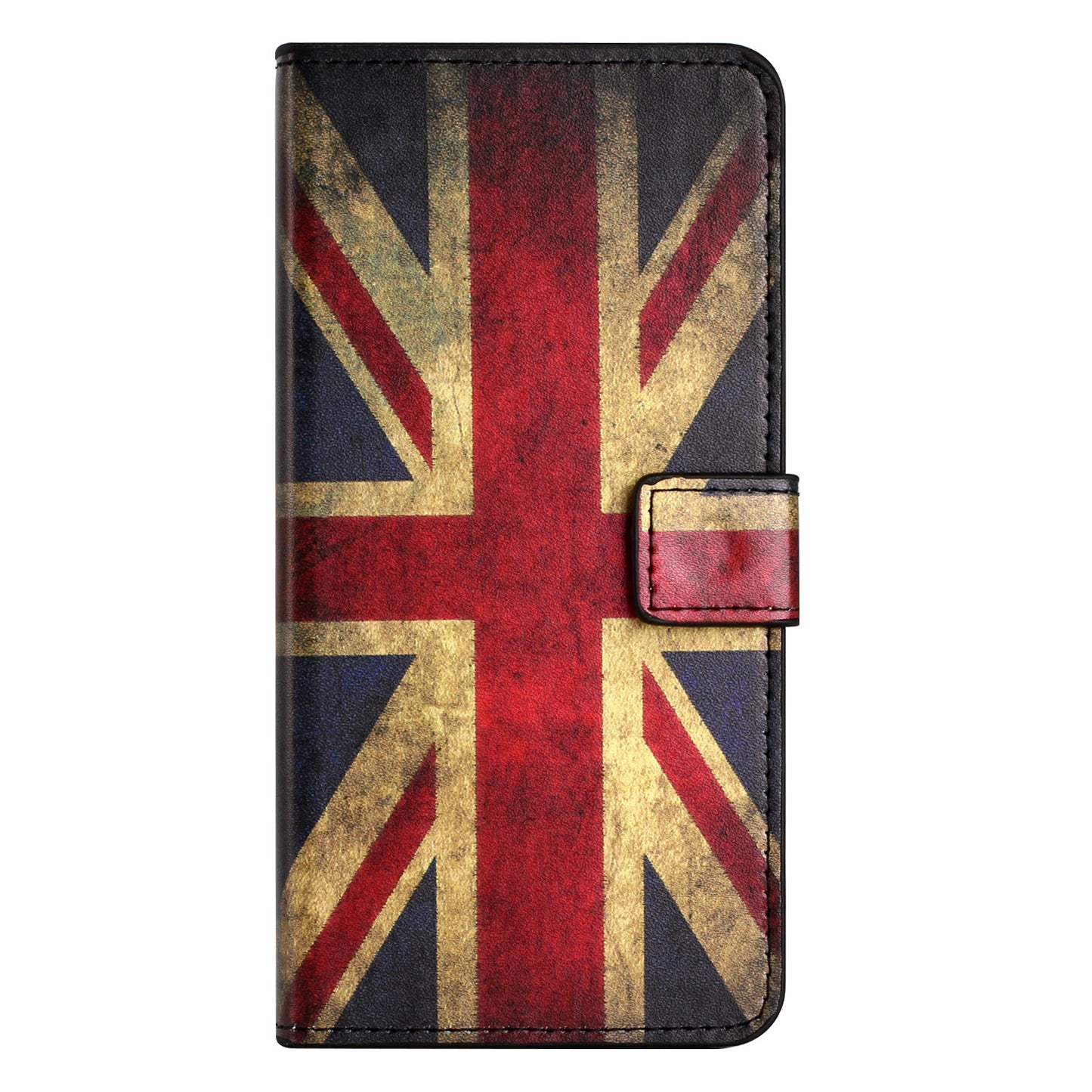Uniqkart for iPhone 15 Pattern Printing Flip Case PU Leather Stand Wallet Phone Cover - Union Jack