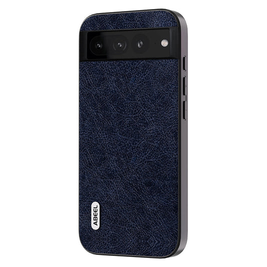 Uniqkart For Google Pixel 8 Pro Shockproof Case Litchi Texture Retro PU Leather Coated TPU+PC Phone Cover - Blue