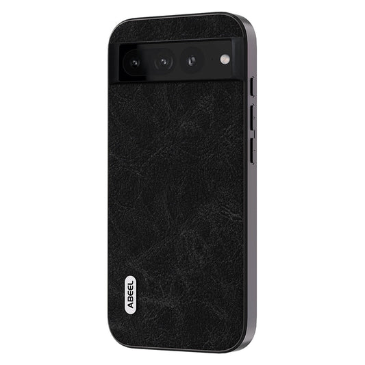 Uniqkart Shockproof Case for Google Pixel 8 Pro PU Leather+PC+TPU Litchi Texture Phone Cover - Black