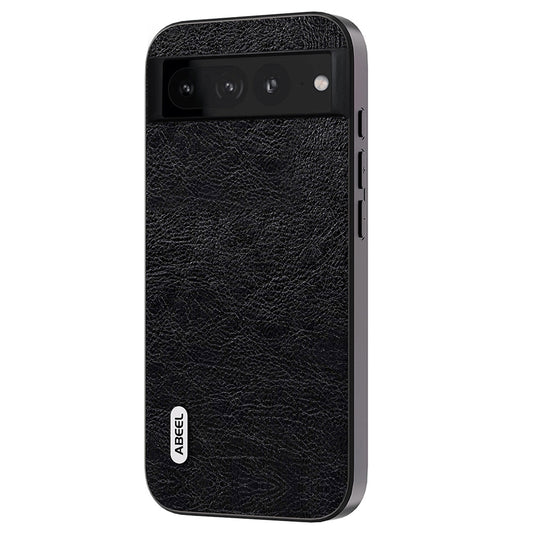 Uniqkart For Google Pixel 7 Pro 5G PU Leather Coated TPU+PC Phone Case Retro Litchi Texture Cover - Black