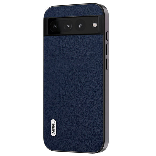 Uniqkart For Google Pixel 7 Pro 5G Litchi Texture Genuine Cow Leather+PC+TPU Cover Fall Proof Case - Blue