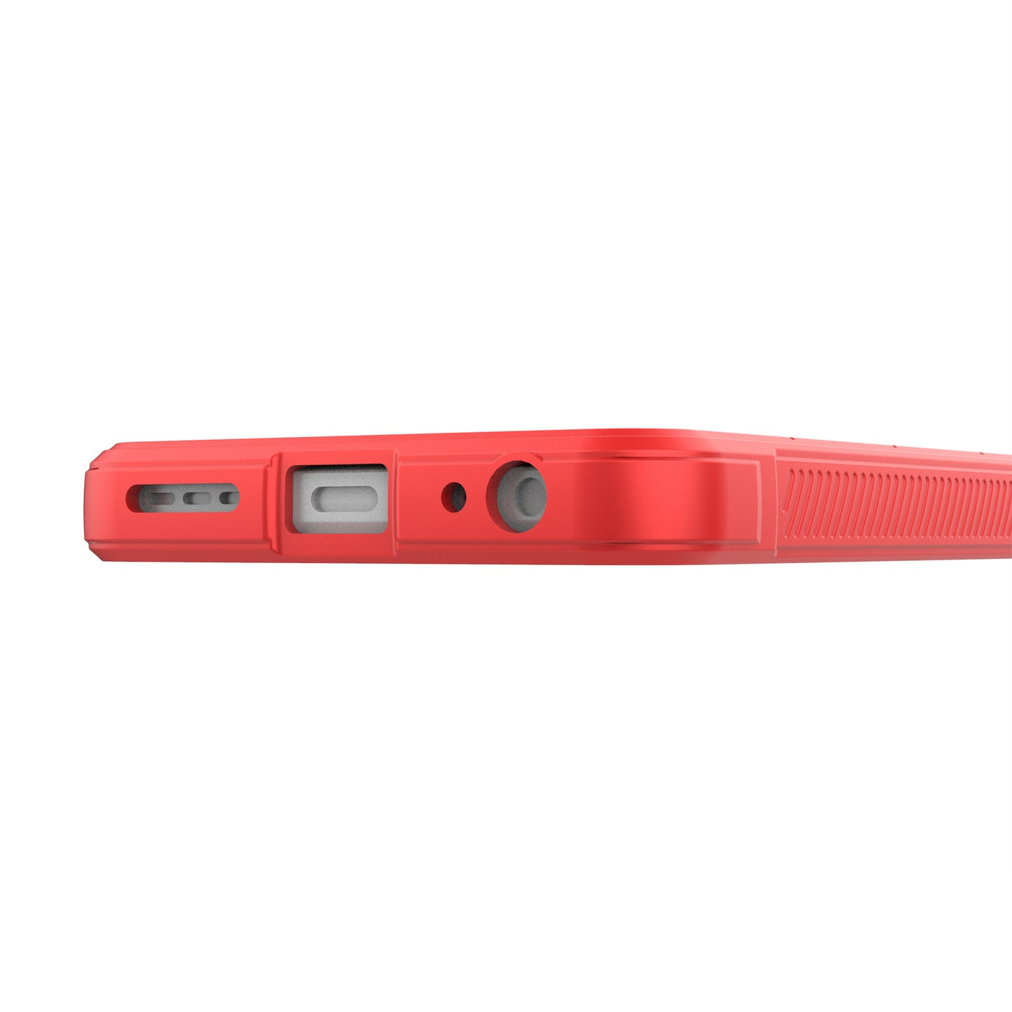 Uniqkart for Motorola Moto G73 5G Anti-drop Phone Case Rugged TPU Protective Cover - Red