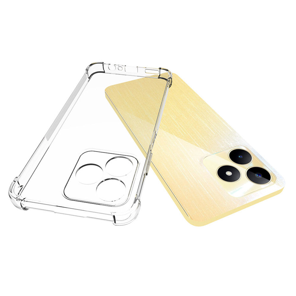 TPU  Phone Cover for Realme C53 4G / Narzo N53 4G , Anti-Slip Scratch Resistant Back Cover