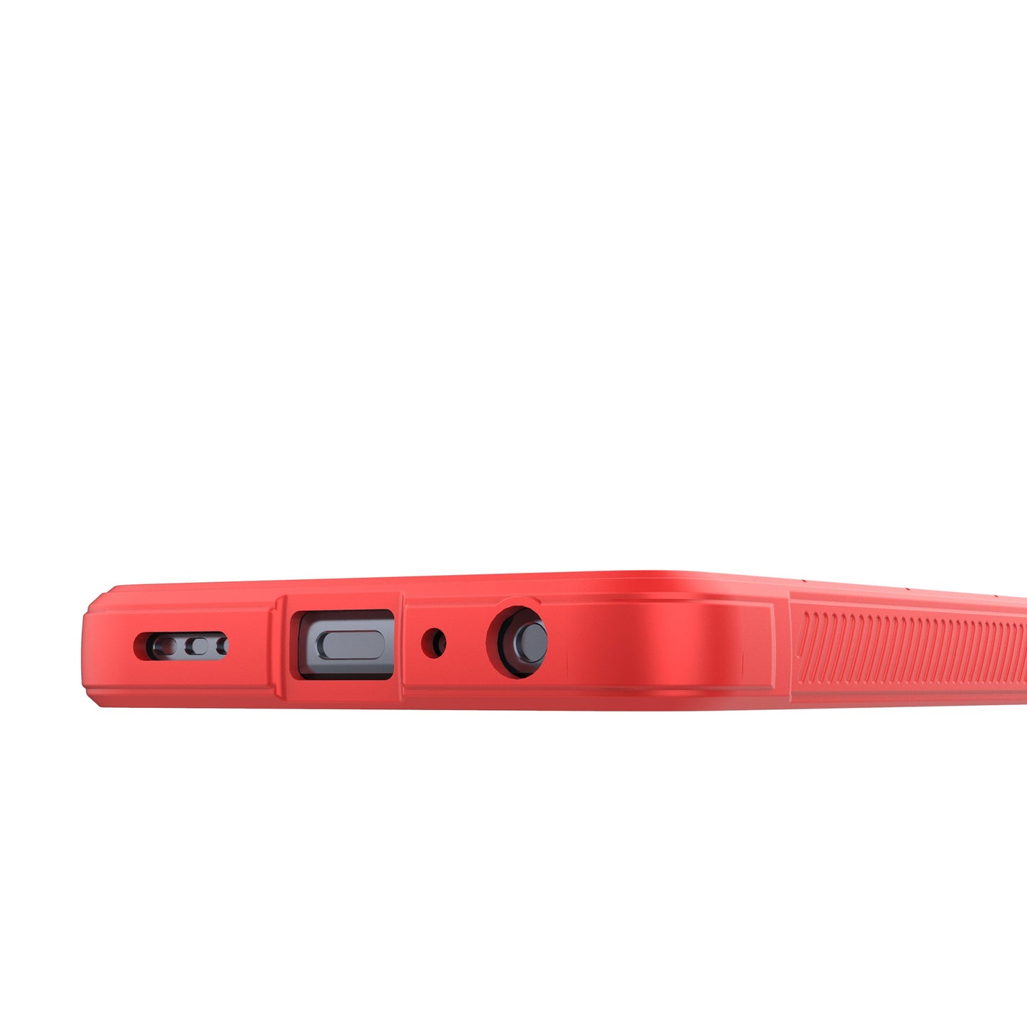 Uniqkart for Motorola Moto G62 5G Anti-drop Protective Phone Case Rugged TPU Phone Cover - Red