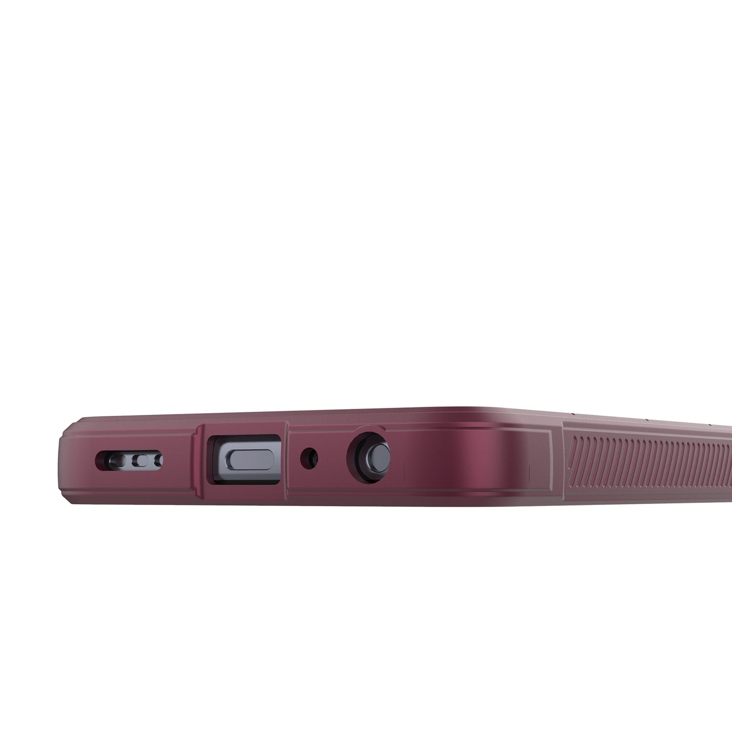 Uniqkart for Motorola Moto G62 5G Anti-drop Protective Phone Case Rugged TPU Phone Cover - Wine Red