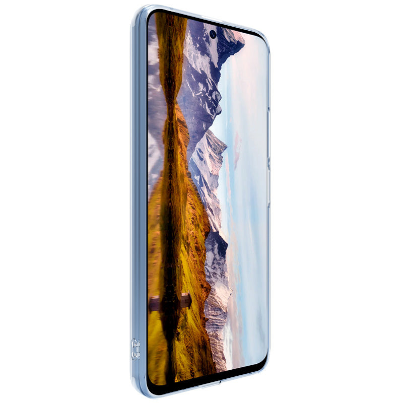 IMAK UX-5 Series Phone Case for Xiaomi Redmi 12 4G Anti-scratch Transparent TPU Cover