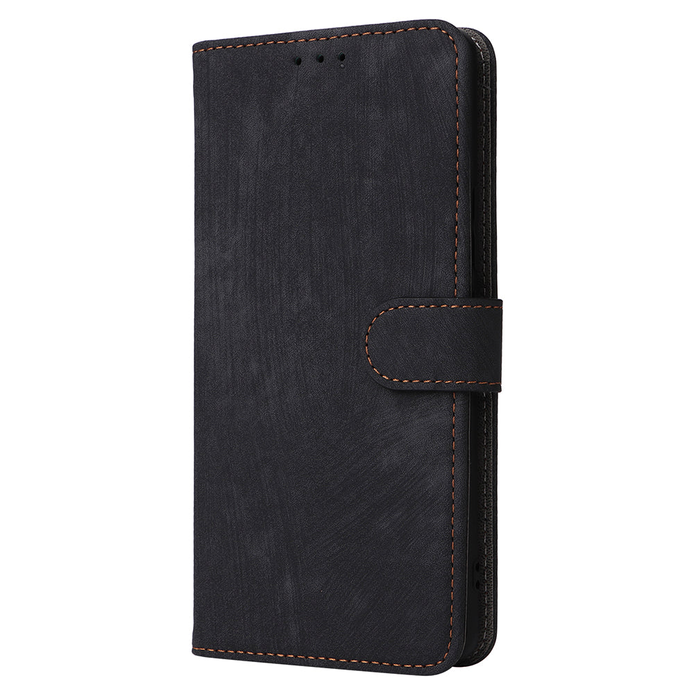 Uniqkart for Xiaomi Civi 3 5G RFID Blocking Phone Cover Shockproof Leather Wallet Stand Case - Black