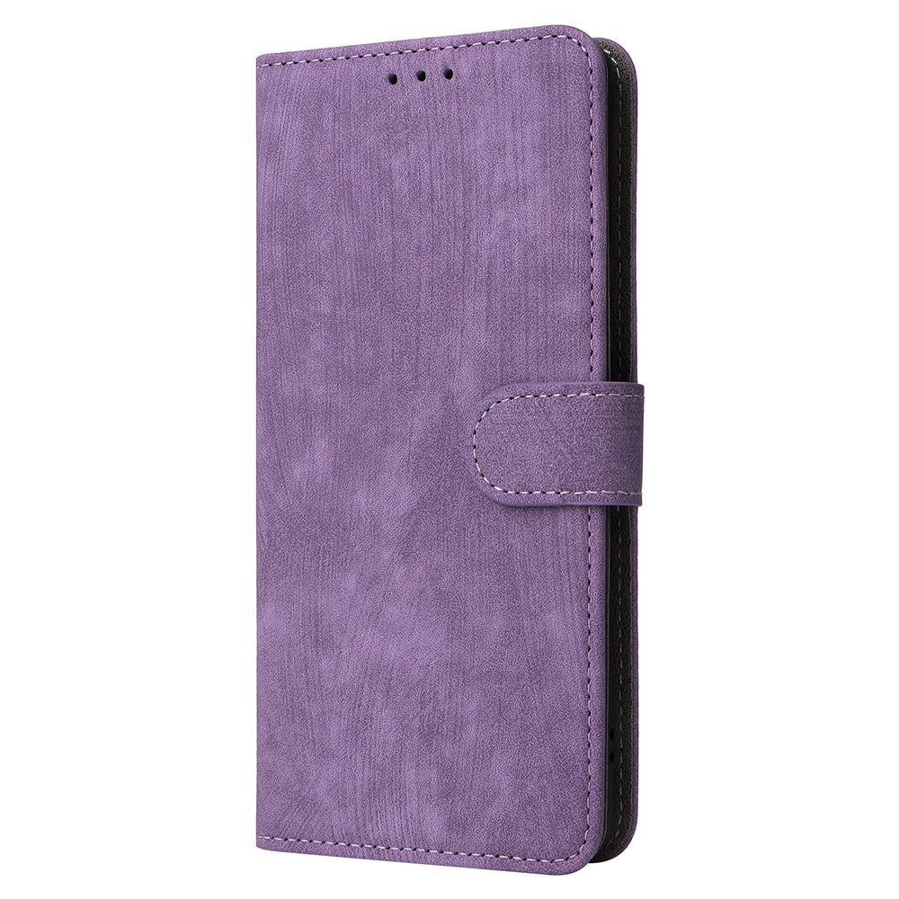 Uniqkart for Xiaomi Civi 3 5G RFID Blocking Phone Cover Shockproof Leather Wallet Stand Case - Purple