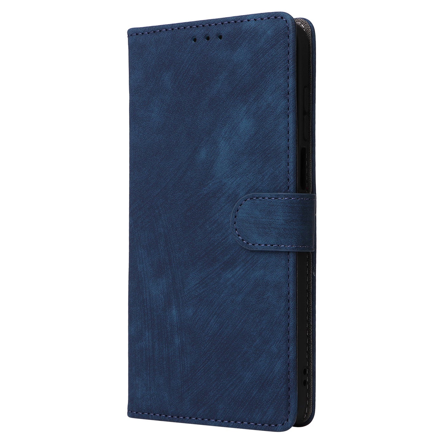Uniqkart for Motorola Moto G Stylus (2023) Drop-proof Phone Cover RFID Blocking Wallet Stand Leather Case - Blue