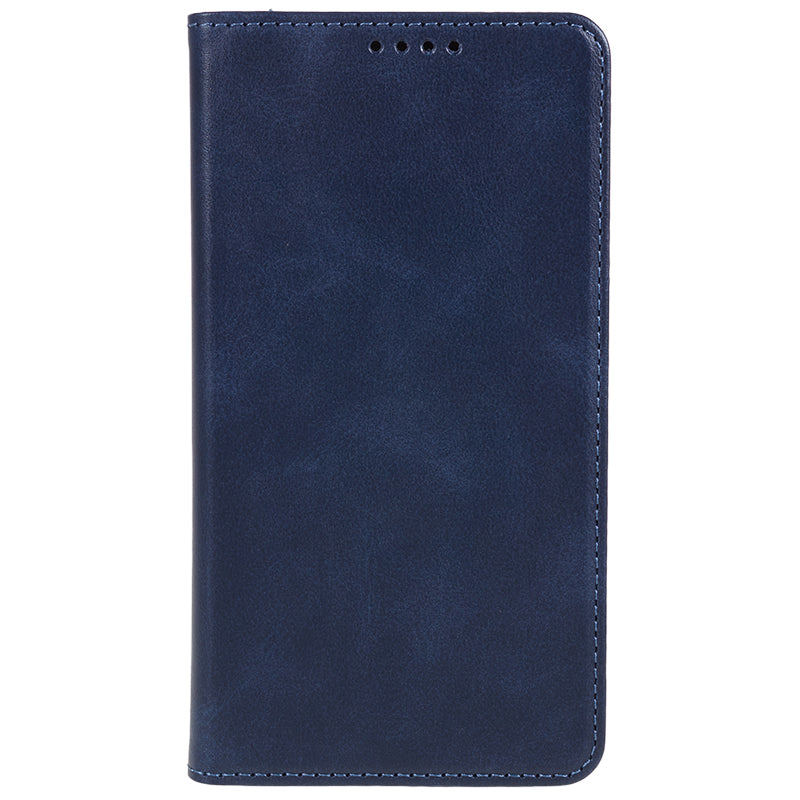 Uniqkart for Samsung Galaxy A25 5G Wallet Calf Texture Phone Case Shockproof PU Leather Shell Flip Stand Cover - Blue