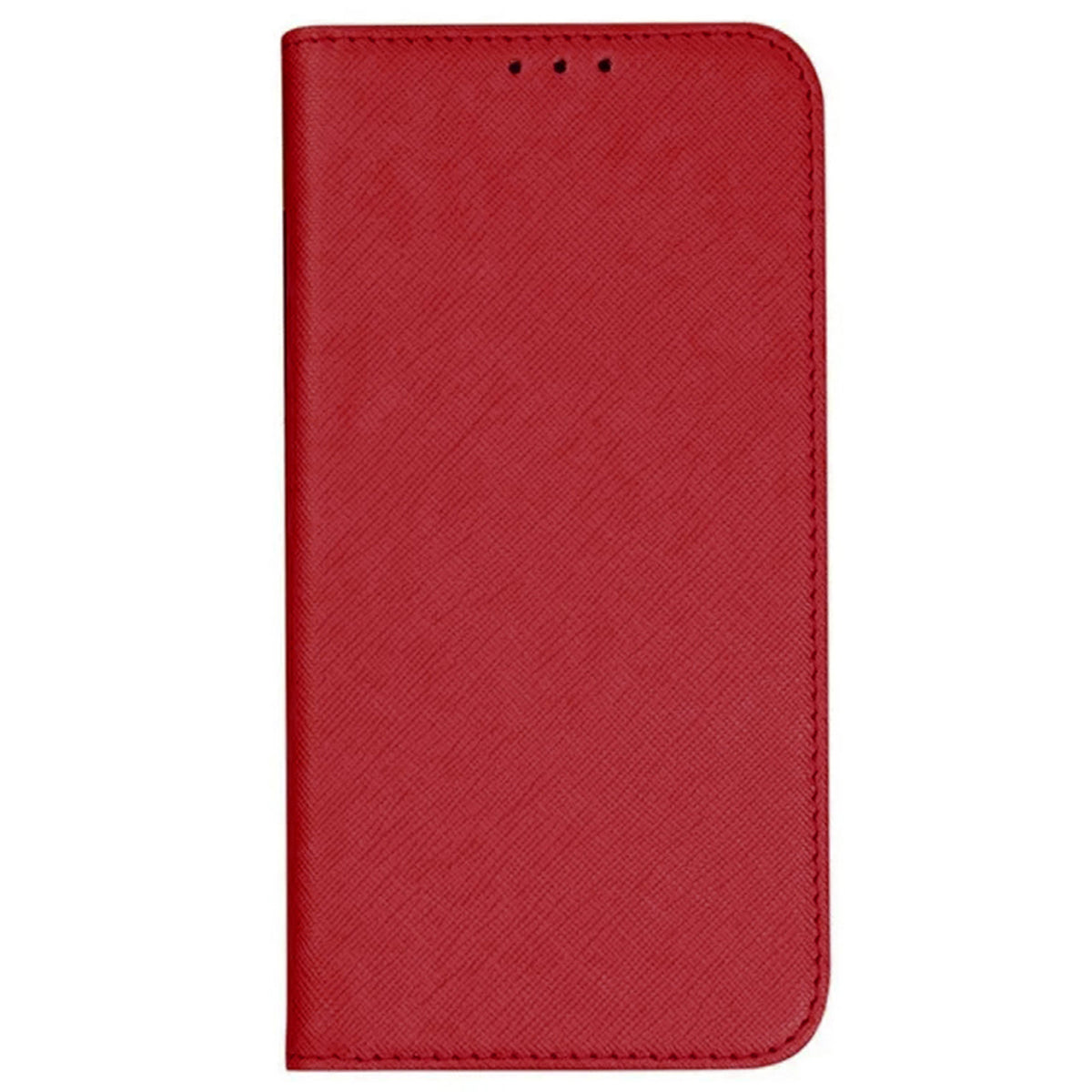 Uniqkart for Samsung Galaxy A25 5G Wallet Phone Shell Cross Texture PU Leather Shockproof Flip Stand Phone Case - Red