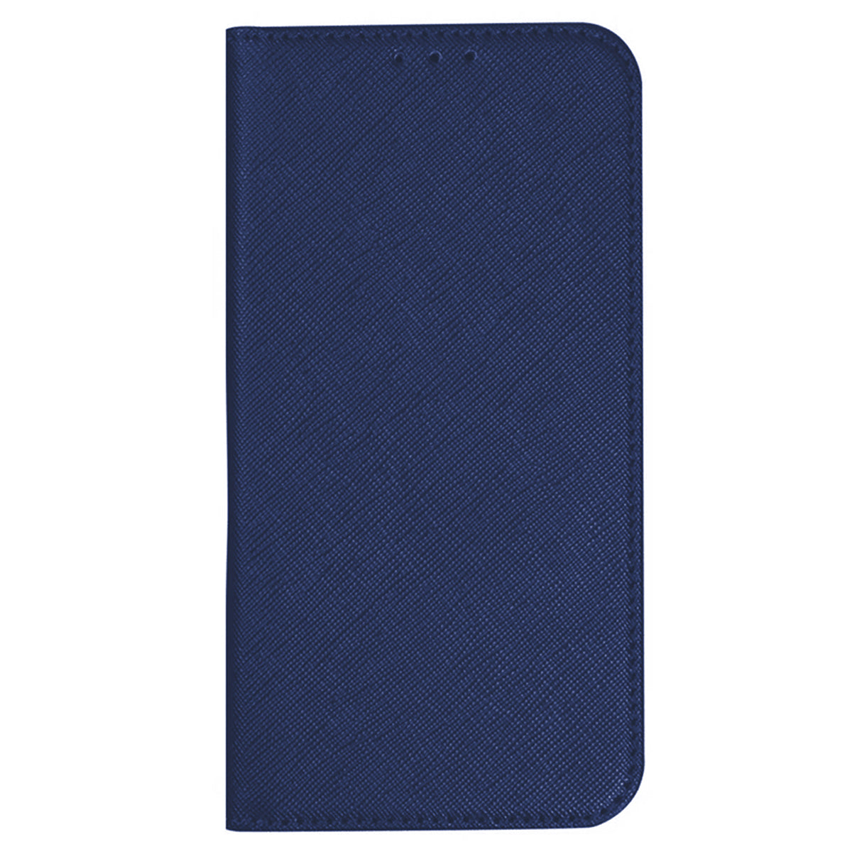 Uniqkart for Samsung Galaxy S23 FE Cross Texture Phone Cover Shell  PU Leather Flip Stand Wallet Phone Case - Dark Blue