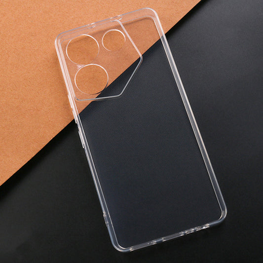 Uniqkart for Tecno Camon 20 Pro 4G Soft TPU Clear Phone Case Precise Cutouts Ultra-Thin Phone Cover