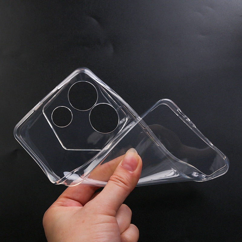 Uniqkart for Tecno Camon 20 Pro 4G Soft TPU Clear Phone Case Precise Cutouts Ultra-Thin Phone Cover