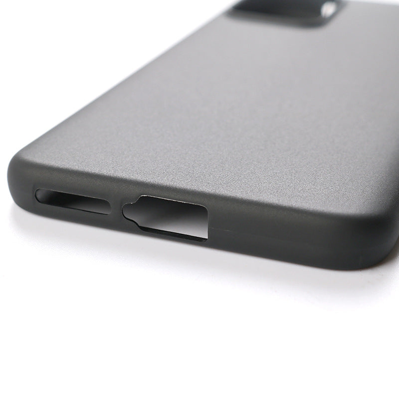 Uniqkart for Motorola Edge 30 Neo 5G Anti-scratch Phone TPU Case Matte Fingerprint-free Phone Cover - Black