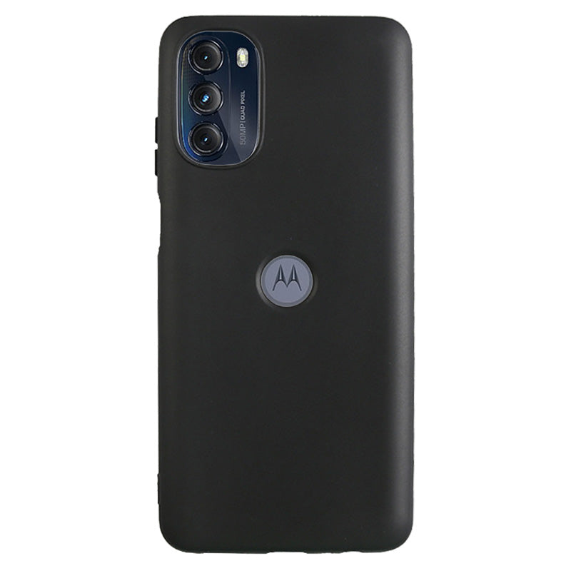 Uniqkart for Motorola Moto G (2022) 5G Matte Phone Case Anti-scratch Matte TPU Back Cover - Black