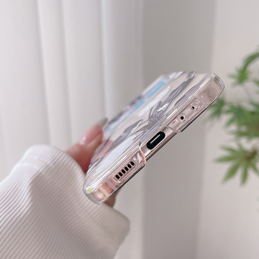 Hard PC Phone Case for Samsung Galaxy Z Flip5 5G , Pattern Printing Protective Phone Cover - Z63