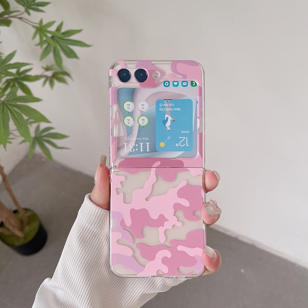 Hard PC Phone Case for Samsung Galaxy Z Flip5 5G , Pattern Printing Protective Phone Cover - Z71