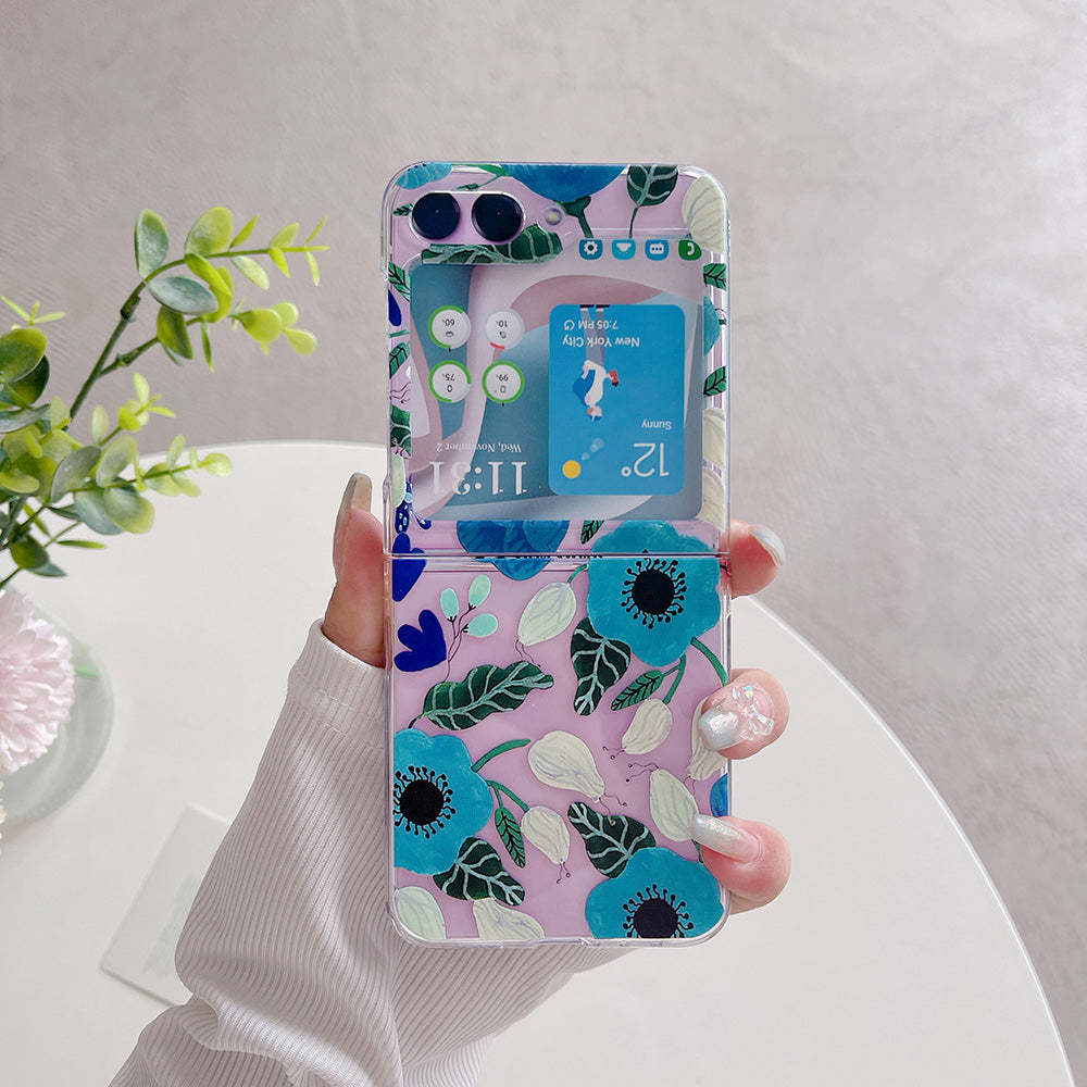 Hard PC Phone Case for Samsung Galaxy Z Flip5 5G , Pattern Printing Protective Phone Cover - Z85