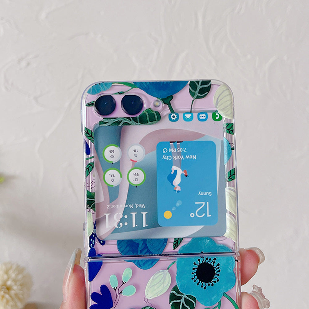 Hard PC Phone Case for Samsung Galaxy Z Flip5 5G , Pattern Printing Protective Phone Cover - Z85