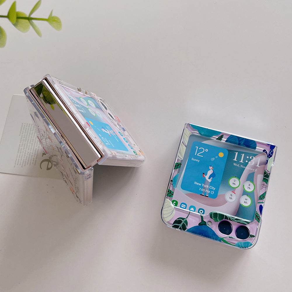 Hard PC Phone Case for Samsung Galaxy Z Flip5 5G , Pattern Printing Protective Phone Cover - Z86