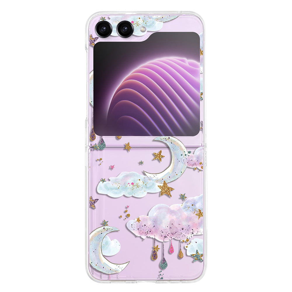 Hard PC Phone Case for Samsung Galaxy Z Flip5 5G , Pattern Printing Protective Phone Cover - Z88