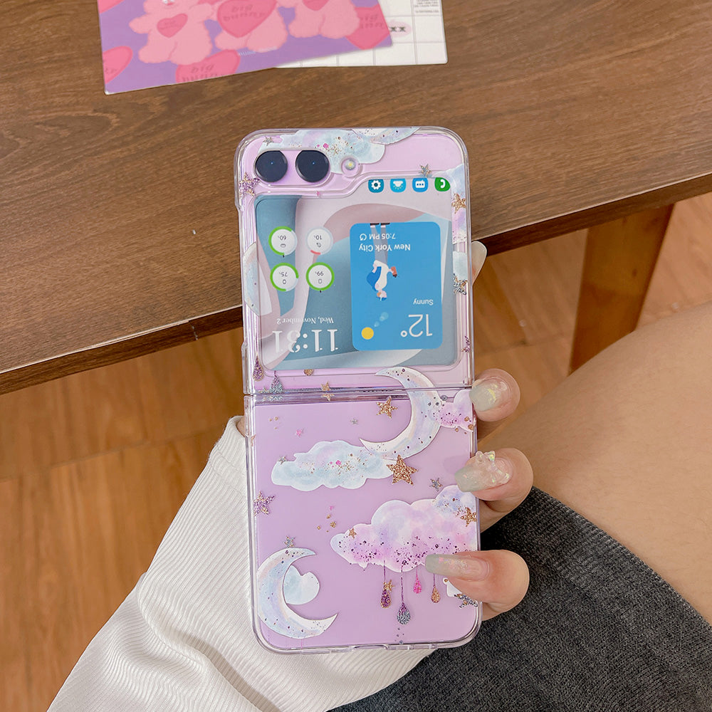Hard PC Phone Case for Samsung Galaxy Z Flip5 5G , Pattern Printing Protective Phone Cover - Z88