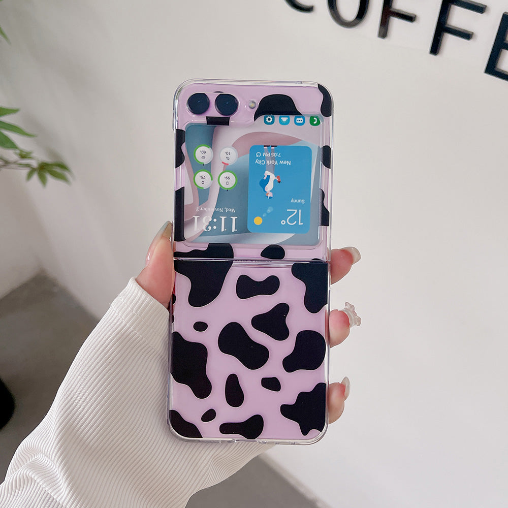 Hard PC Phone Case for Samsung Galaxy Z Flip5 5G , Pattern Printing Protective Phone Cover - Z90