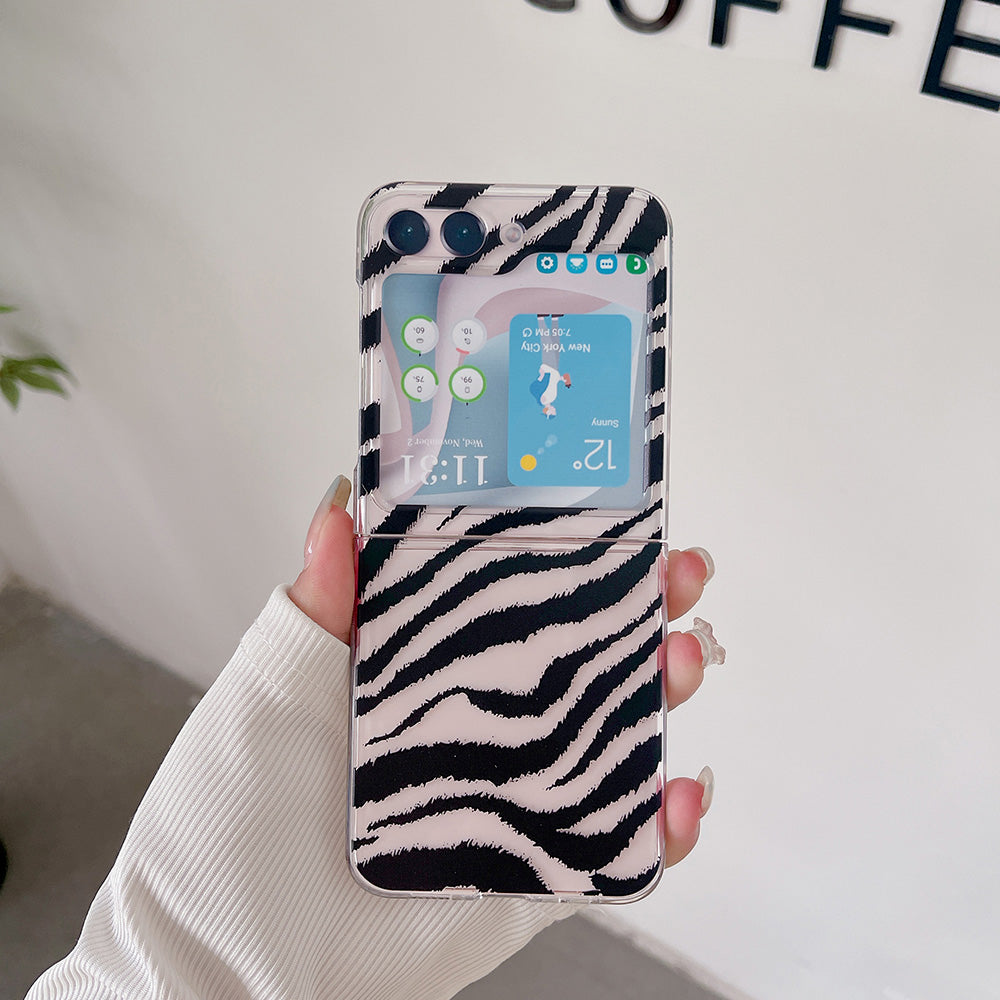 Hard PC Phone Case for Samsung Galaxy Z Flip5 5G , Pattern Printing Protective Phone Cover - Z91