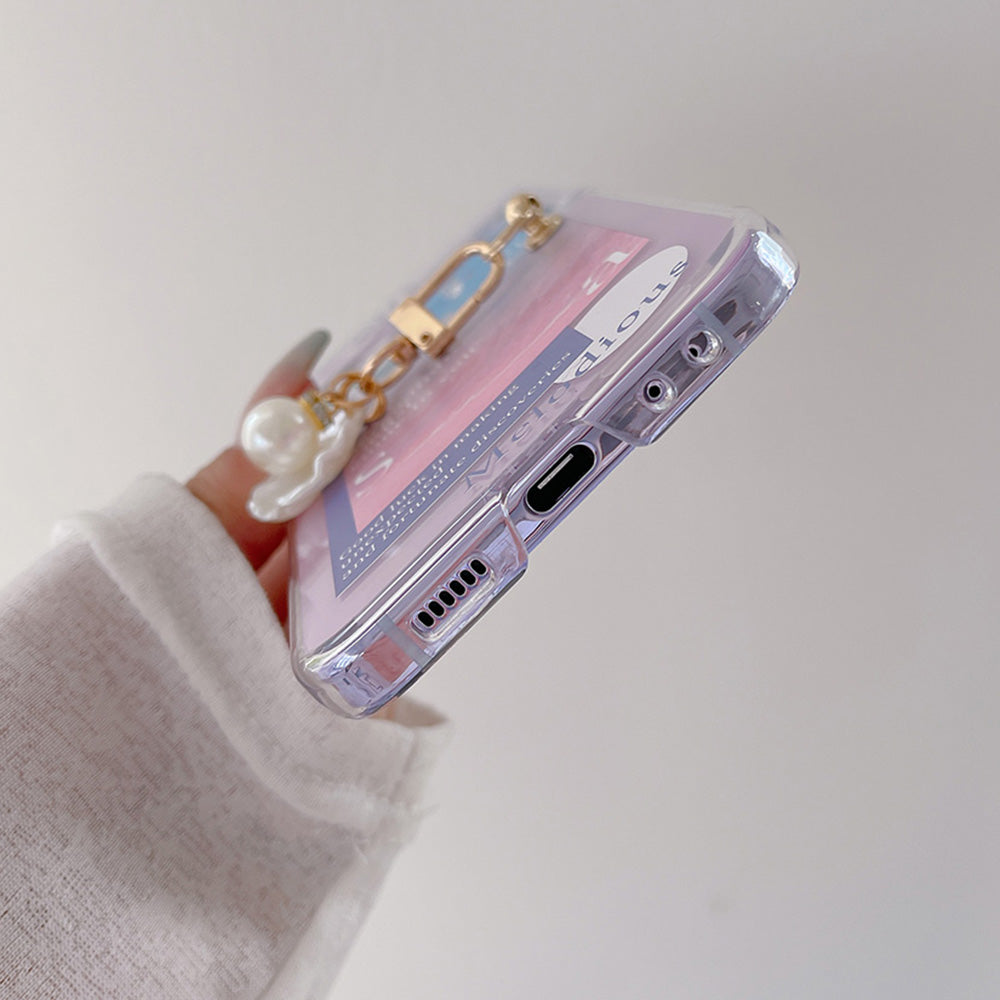 Hard PC Phone Case for Samsung Galaxy Z Flip5 5G , Pattern Printing Protective Phone Cover - Z98