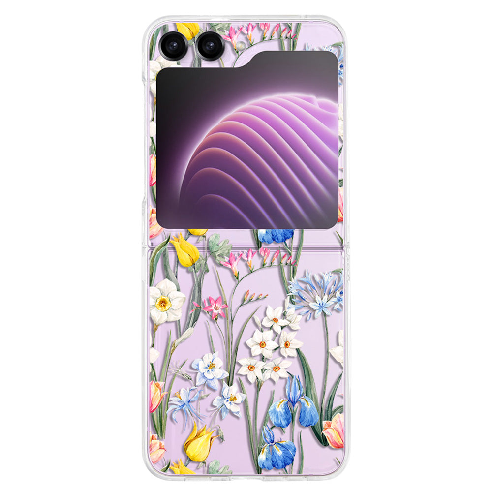 Hard PC Phone Case for Samsung Galaxy Z Flip5 5G , Pattern Printing Protective Phone Cover - Z104