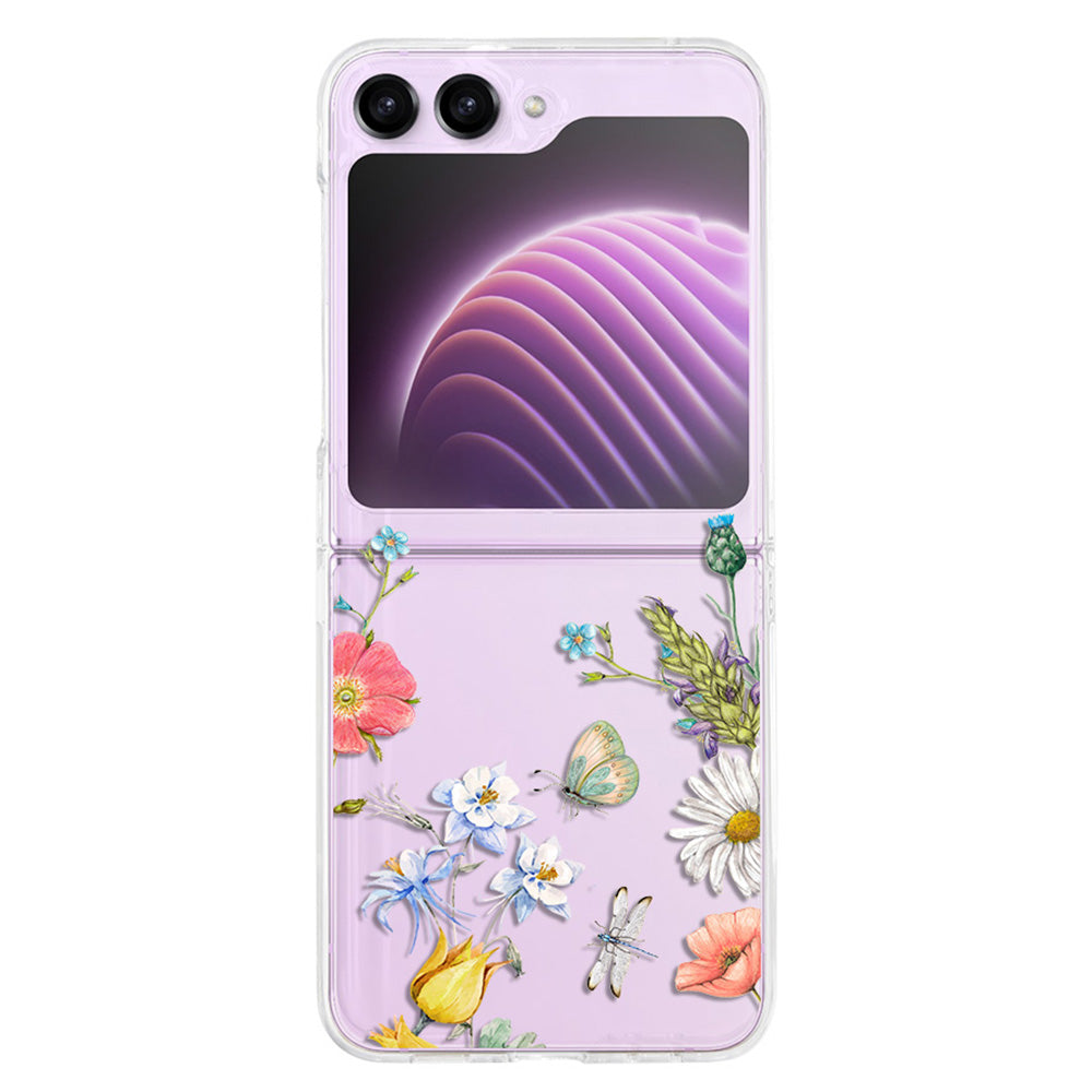 Hard PC Phone Case for Samsung Galaxy Z Flip5 5G , Pattern Printing Protective Phone Cover - Z106