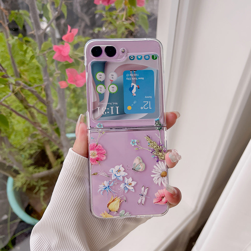 Hard PC Phone Case for Samsung Galaxy Z Flip5 5G , Pattern Printing Protective Phone Cover - Z106