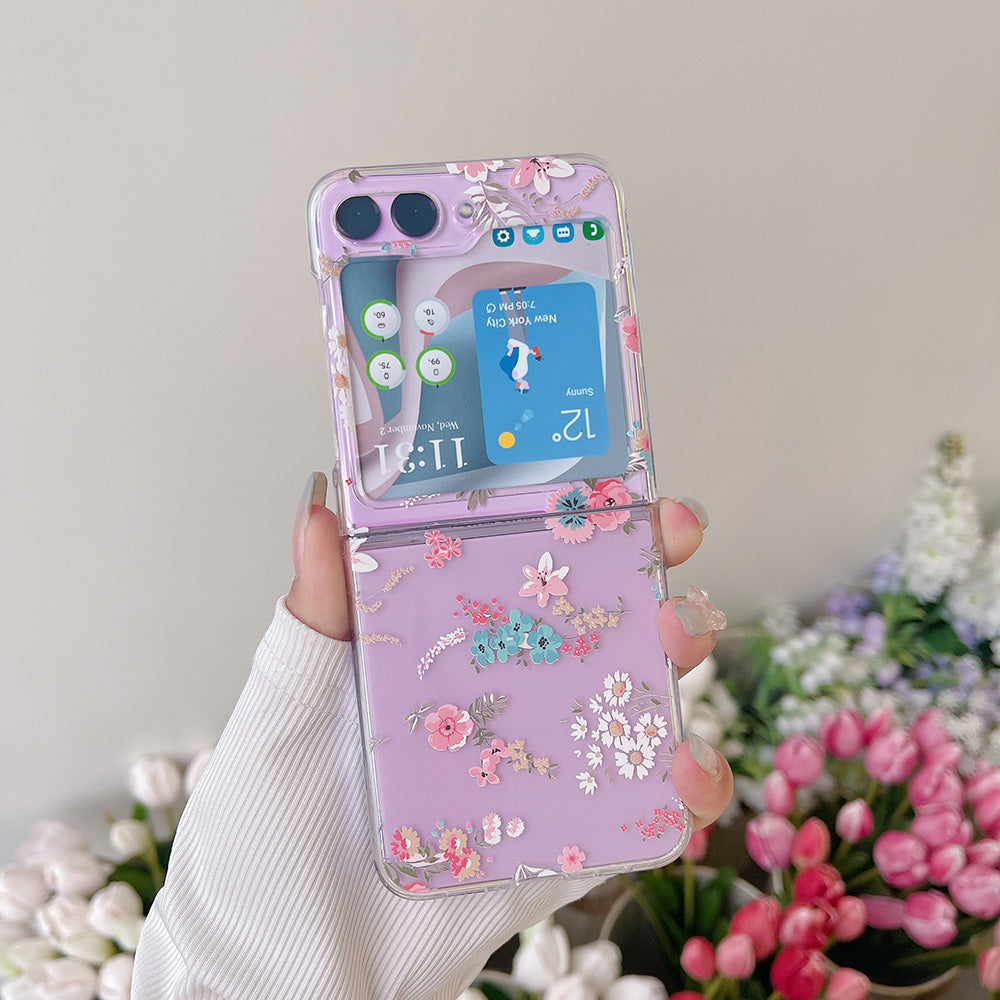 Hard PC Phone Case for Samsung Galaxy Z Flip5 5G , Pattern Printing Protective Phone Cover - Z109