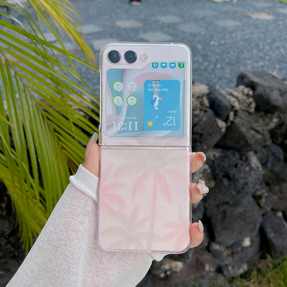 Pattern Printing Phone Case for Samsung Galaxy Z Flip5 5G , Anti-scratch PC Phone Cover - Z46