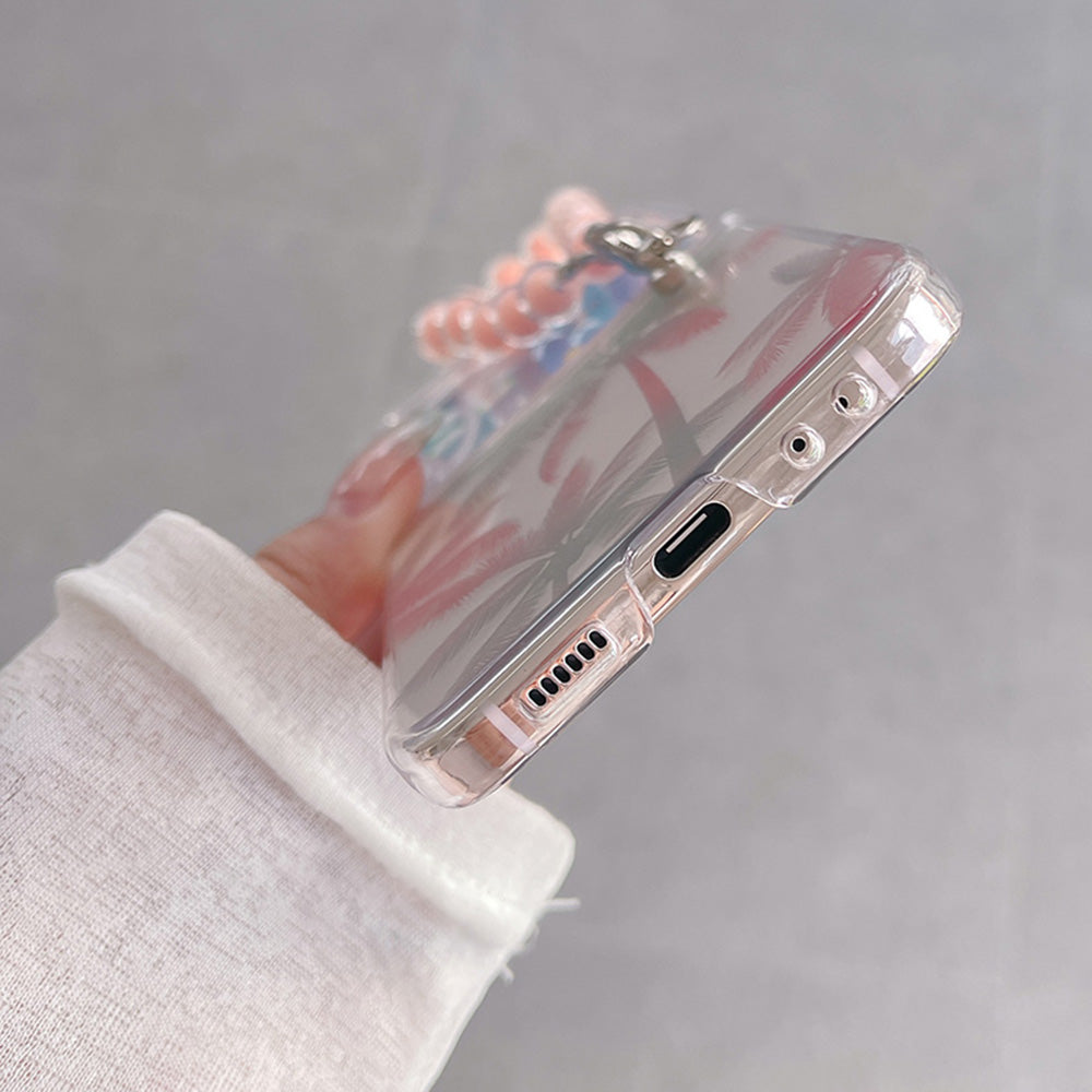 Pattern Printing Phone Case for Samsung Galaxy Z Flip5 5G , Anti-scratch PC Phone Cover - Z46