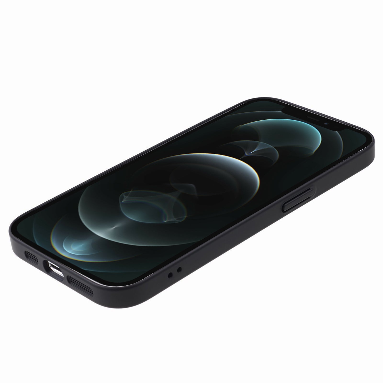 Uniqkart for iPhone 12 Pro Max Shockproof Case Anti-Drop Hard PC Phone Cover Compatible with MagSafe - Black