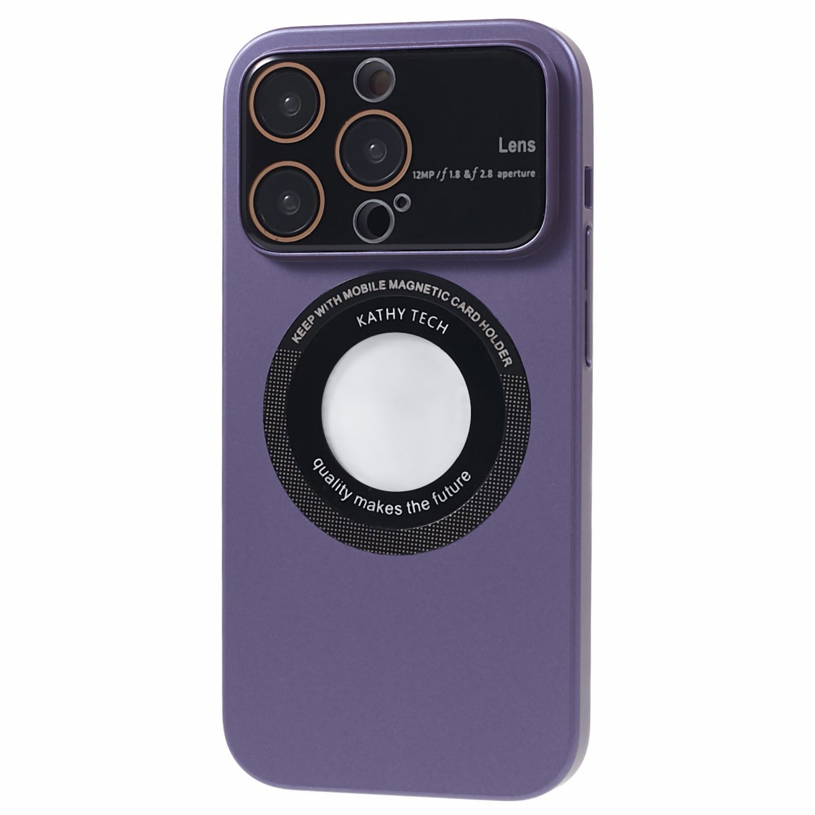 Shockproof Case for iPhone 13 Pro Max 6.7 inch Anti-Scratch Hard PC Phone Cover Compatible with MagSafe - Purple