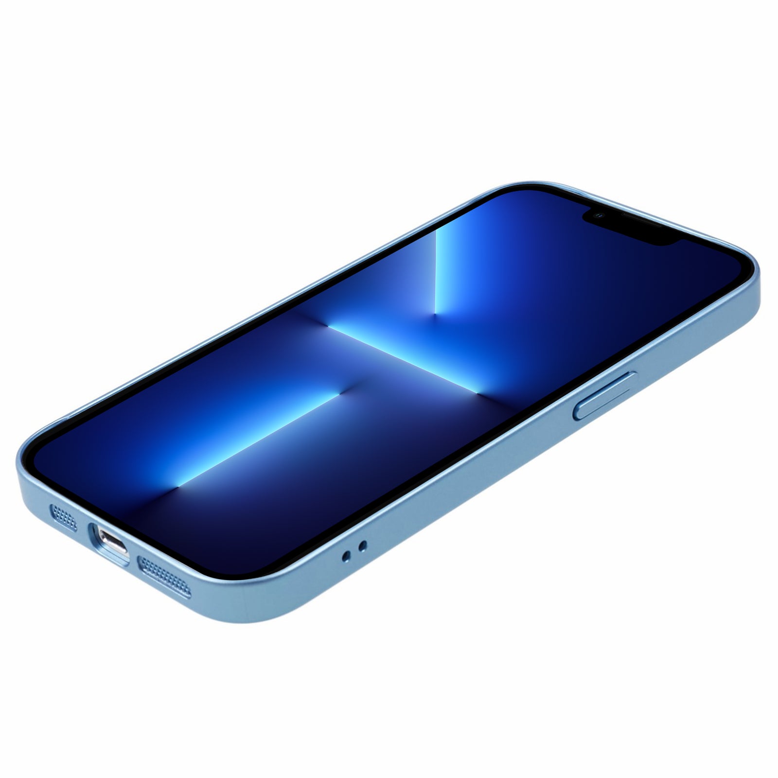 Shockproof Case for iPhone 13 Pro Max 6.7 inch Anti-Scratch Hard PC Phone Cover Compatible with MagSafe - Baby Blue