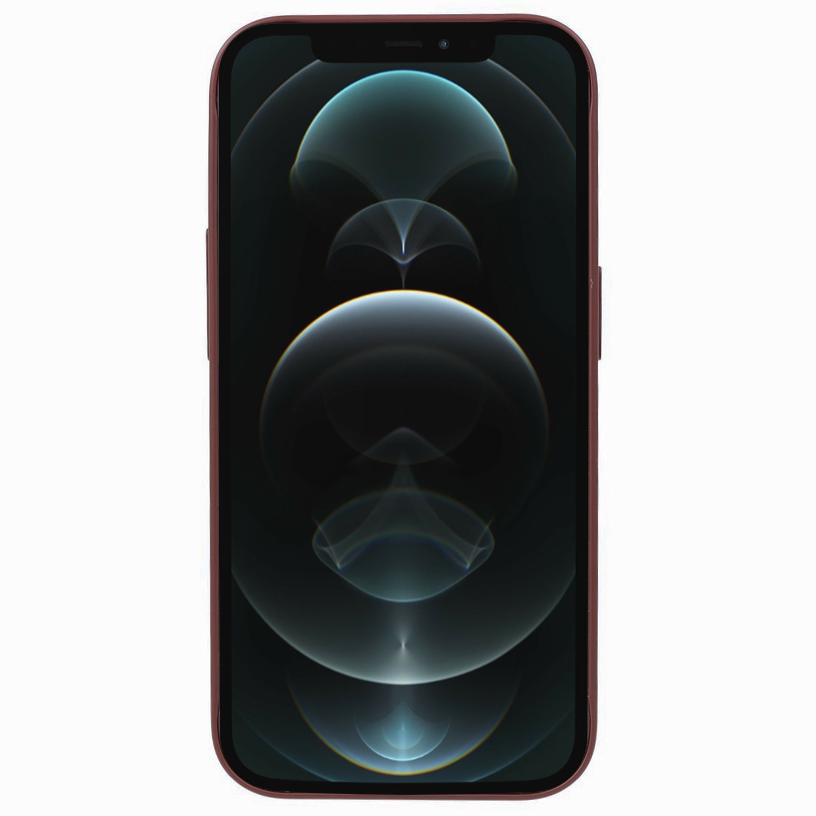 Hard PC Case for iPhone 12 Pro 6.1 inch Anti-Drop Shockproof Phone Cover Compatible with MagSafe - Wine Red