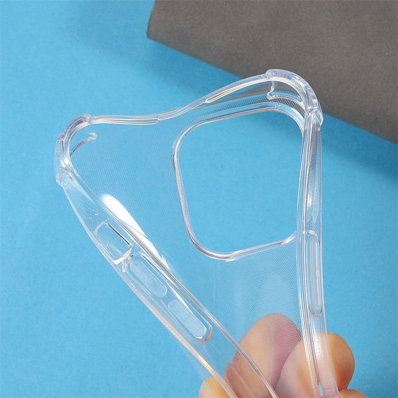 Transparent Shell for iPhone 15 Pro TPU Protective Case Four Corners Drop Resistant Phone Cover