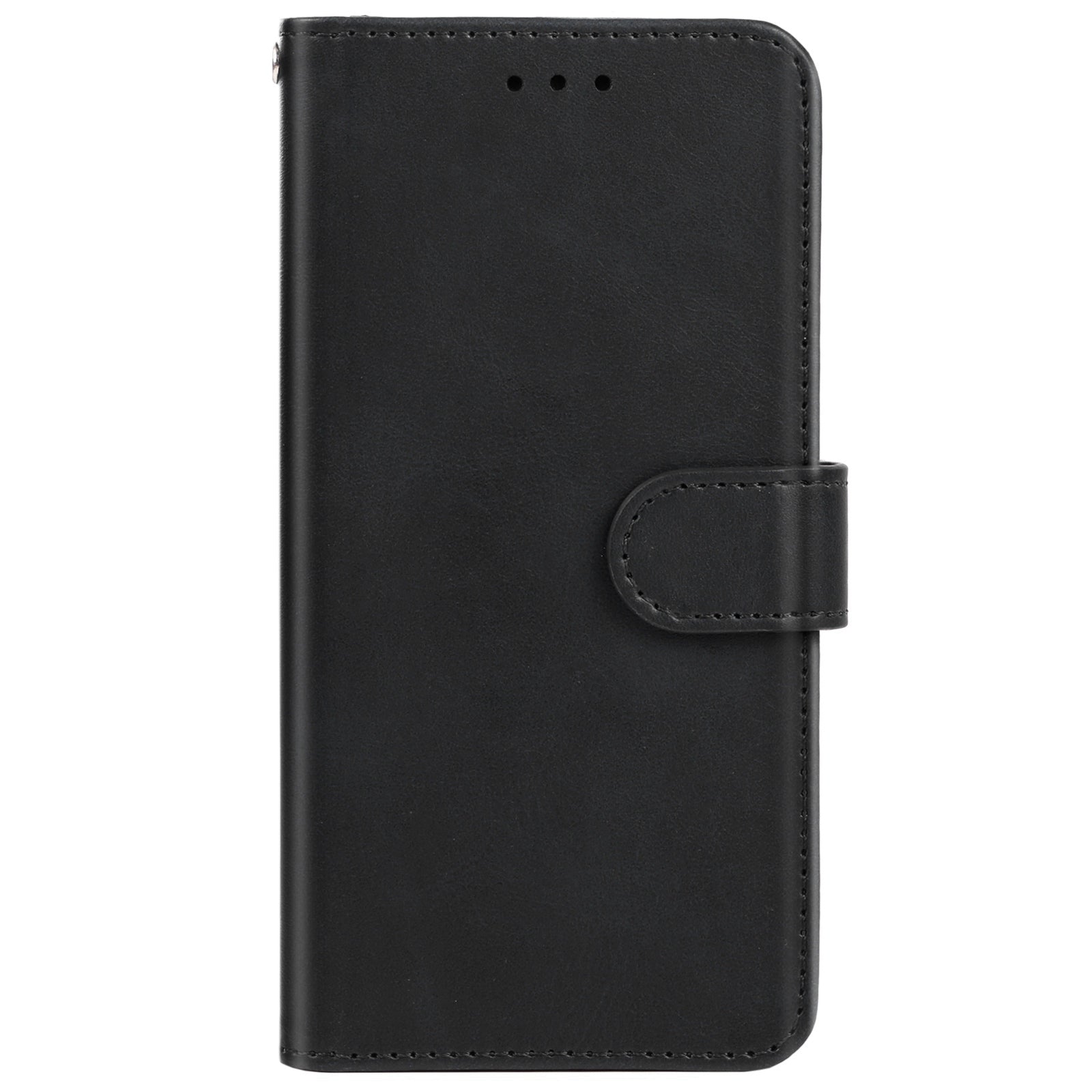 Uniqkart for ZTE Blade L220 Calf Texture Leather Case Wallet Stand Cell Phone Cover - Black
